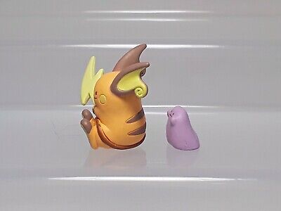 Ditto Raichu Pokemon Center Japan Figure Henshin Metamon Transform V03  0.5-1.25