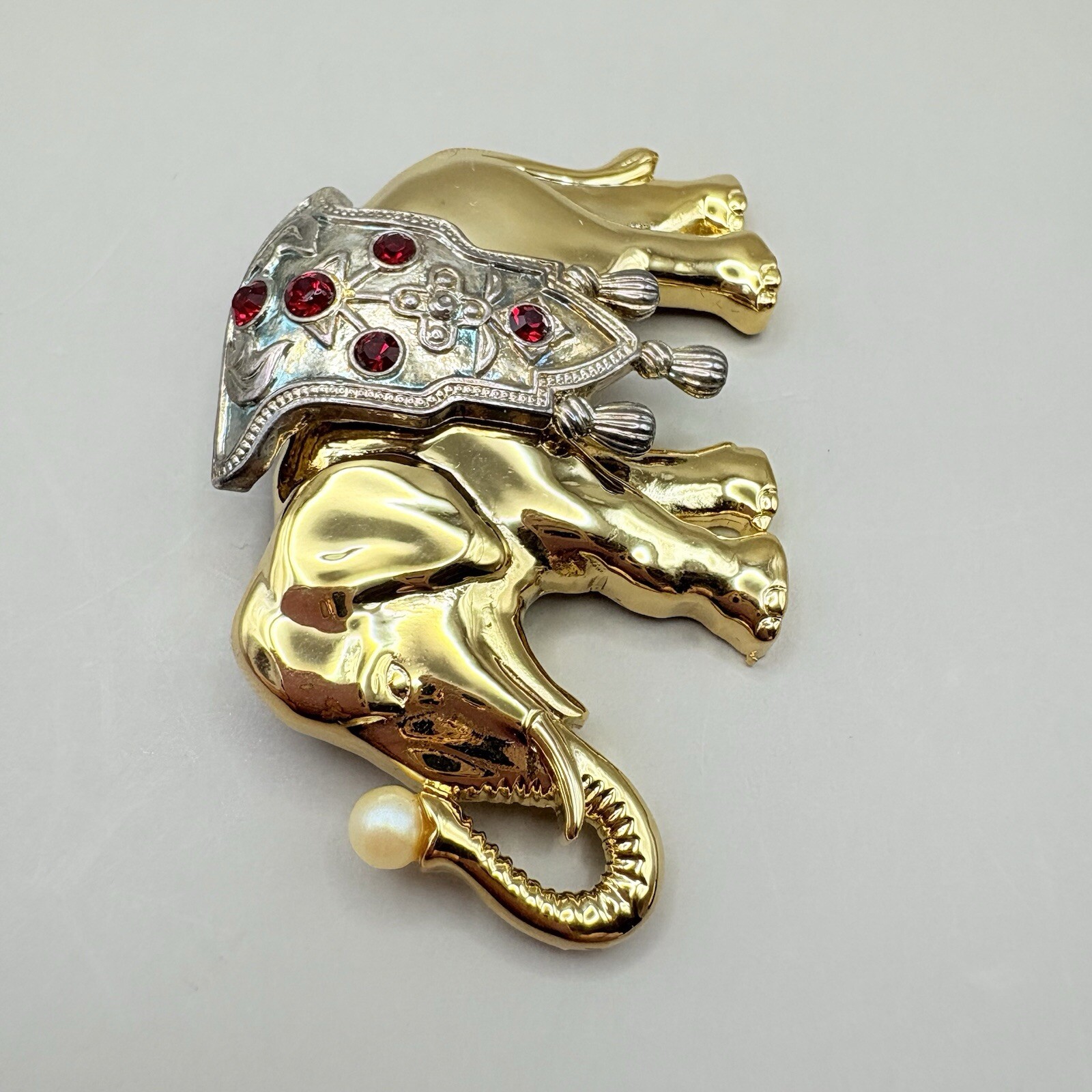 Vintage Edgar Berebi Elephant The Charm Of India 1868 Limited Edition  Brooch
