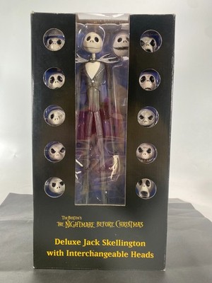 NECA Jack Skellington Deluxe mit austauschbaren Köpfen