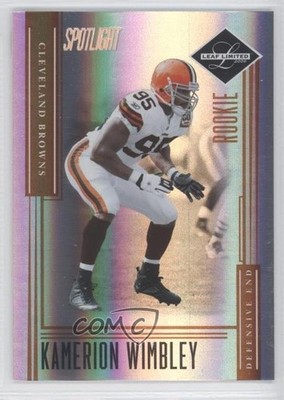 2006 Leaf Limited Bronze Spotlight 8/50 Kamerion Wimbley #215 Rookie RC 4p7