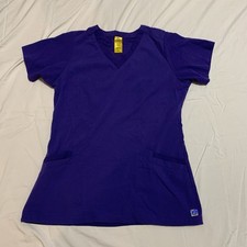 Wonder Wink Aero Womans Purple Scrubs Size Medium Short Sleeve