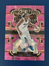 2024 Panini Select WNBA #83 Tina Charles Pink Ice Concourse