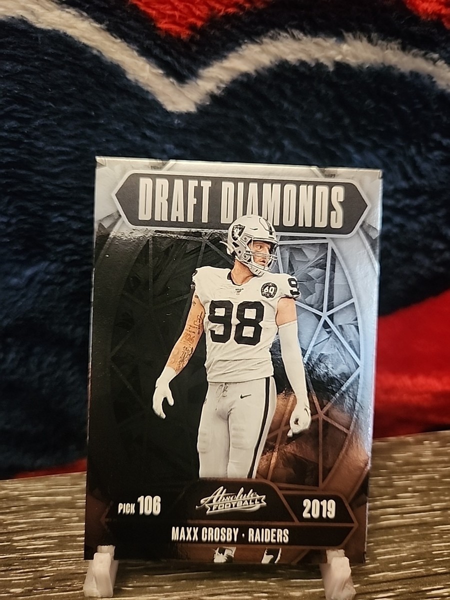 2025 Panini Absolute Maxx Crosby #DD-MCY Draft Diamonds - Raiders