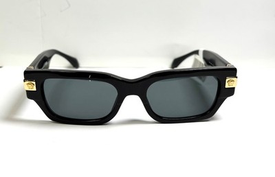 NEW VERSACE VE4465 GB1/87 SQUARE MOD 4465 BLACK VE4465 UNISEX