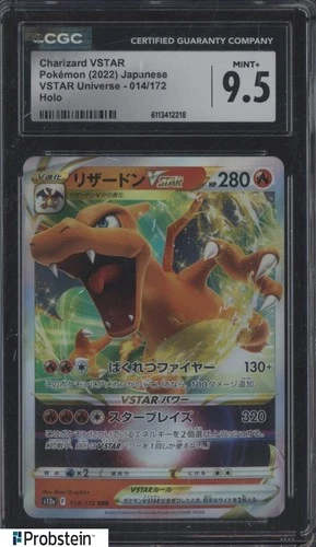 2022 Pokemon Japanese VSTAR Universe #014 Charizard VSTAR CGC 9.5 MINT+