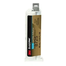 3M Scotch-Weld Low Odor Acrylic Adhesive DP8725NS Black 45 mL Duo- Pak