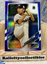 2021 Topps Chrome NPB #155 Masanori Ishikawa Purple Refractor /299 Card ⚾️