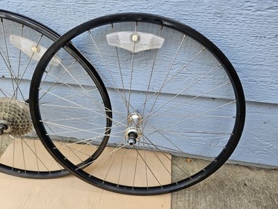 ARAYA RX-7 26 OLD MTB ホイール SHIMANO DEORE Vintage Araya RX-7 26x1.50 Mountain Bike Wheelset Deore DX Hubs