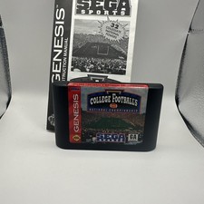 College Footballs National Championship (Sega Genesis) Cartridge