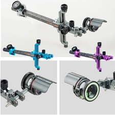 Bogenschießen Bogenvisier 9" Carbon 2X 4X 6X 8X Linse Compoundbogen Visier RH LH