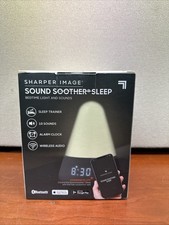 Sharper Image Sleep Soother Bedtime Therapy Light Electric Sound Machine