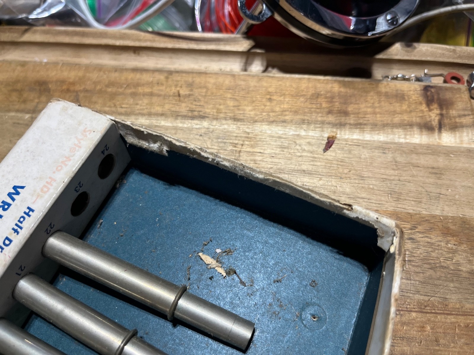 Vintage  Wright & McGill Fly Fishing Rod Ferrules Nickel silver Display  (26754)