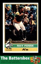 1976 Topps #554 Ray Fosse    NM/NM+ X3737869