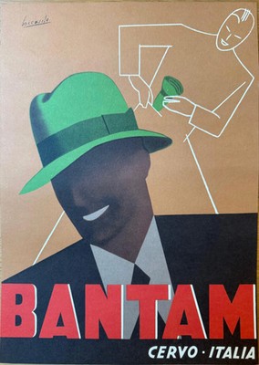 BOCCASILE GINO BANTAM Vintage Poster 23x32