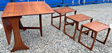 G Plan Fresco Dining Table & Teak Nesting Tables Retro Vintage FREE DELIVERY🚚🚚