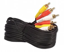 25Ft RCA M/Mx3 Audio/Video Cable Gold Plated - Audio Video 25ft 