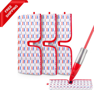 Efficient Floor Cleaning with 3 Pack Microfiber Mop Pads for O-Cedar ProMist MAX
