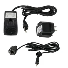 200 GPH 12V Electric Fountain Pump with 6 White Lights by Sunnydaze