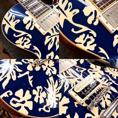 ギター EDWARDS KEN YOKOYAMA E-MA-98 ALOHA KEN Edwards E-MA-98 ALOHA KEN Used Maple+Mahogany body Blue w/Soft