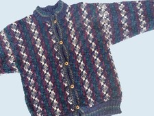 World Class, Inc Vintage Full Button Wool Oversized Sweater Sz L