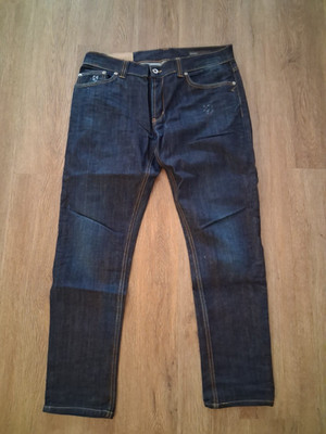 Dondup Herren Jeans Modell Ramones Gr. 36 Dunkelblau Farbspritzer TOP Zustand