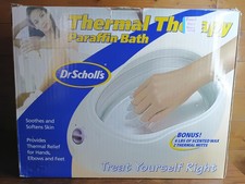 Dr Scholls Thermal Therapy Paraffin Bath With 6 Lbs Of Wax And Mitts NEW OPEN