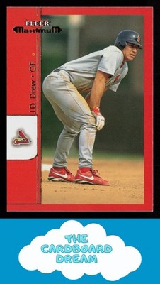J.D. Drew 2002 Fleer Maximum #8 St. Louis Cardinals Baseball Card