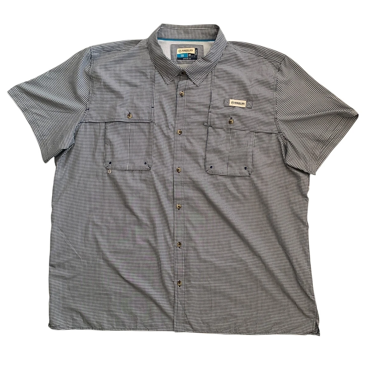 Chemise Magellan Outdoors homme M gris à carreaux équipement