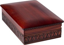 JEWELRY WOODEN BOX Handmade Linden Wood Keepsake, Made in Poland