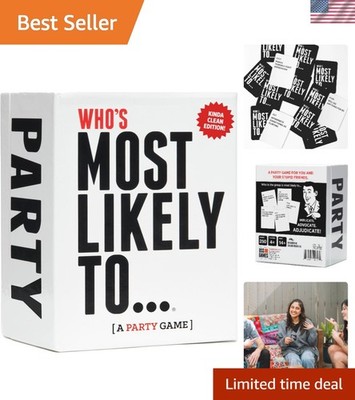 Family-Friendly Who's Most Likely to... Game - Entertaining Fun for 4+ Players