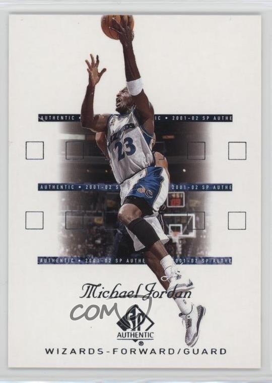 2001-02 SP Authentic Michael Jordan #90 HOF