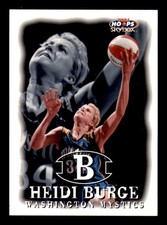 1999 Hoops WNBA #86 Heidi Burge Washington Mystics