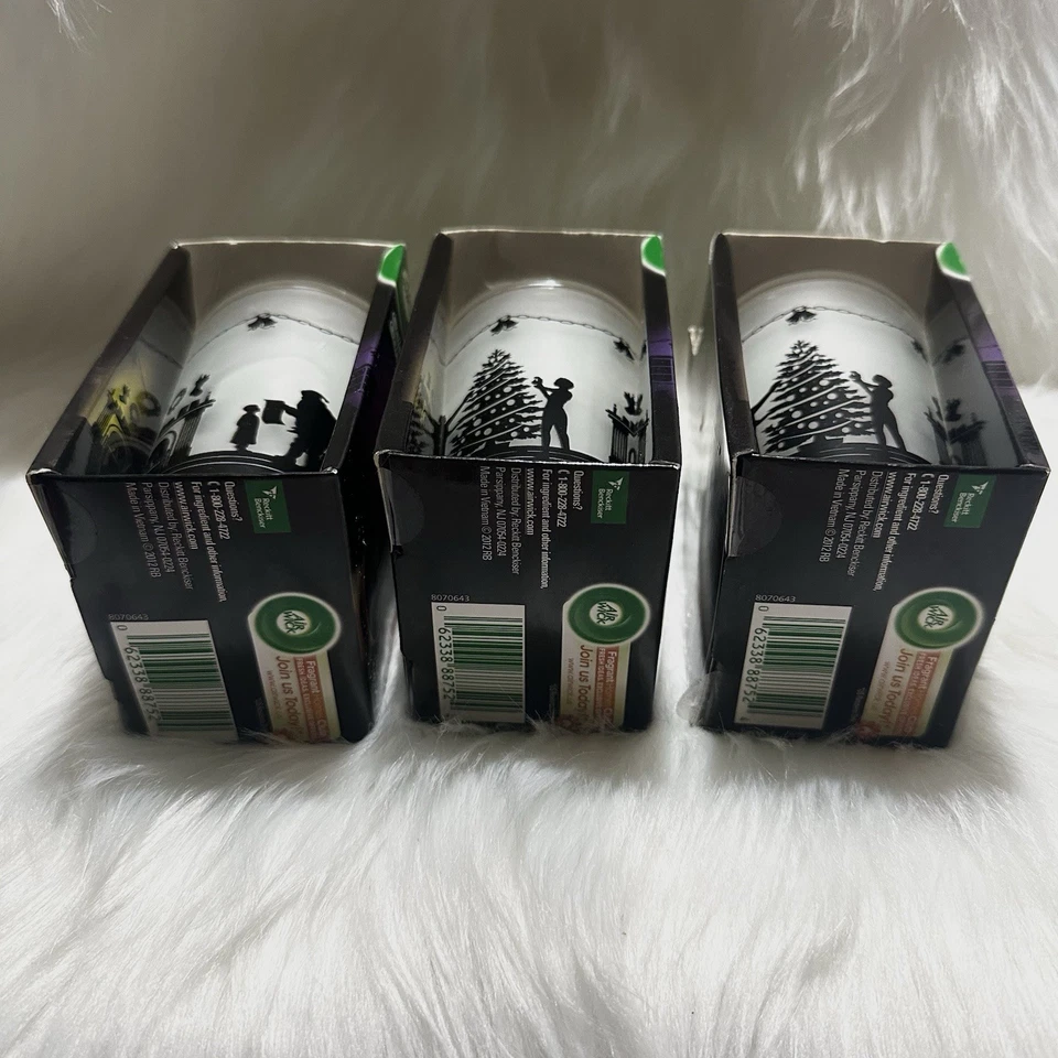 Juego de 3 siluetas de mecha de aire DC'D que cambian de color vela recortar el árbol Foto 3 de 4