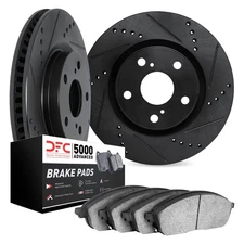 For Volvo V70 99-00 DFC PRO-KIT 5000 Drilled & Slotted Front Brake Kit