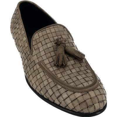 Flache geflochtene Schuhe beige MIGLIORE PER Twins & Brother