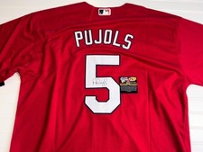 Albert Pujols Hand Signed Autographed St. Louis Cardinals Jersey W/COA