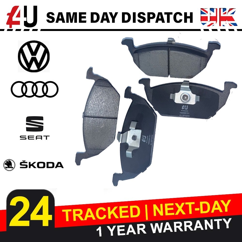 FRONT BRAKE PADS SET FOR SKODA FABIA OCTAVIA RAPID SCALA CITIGO FRONT 190698151