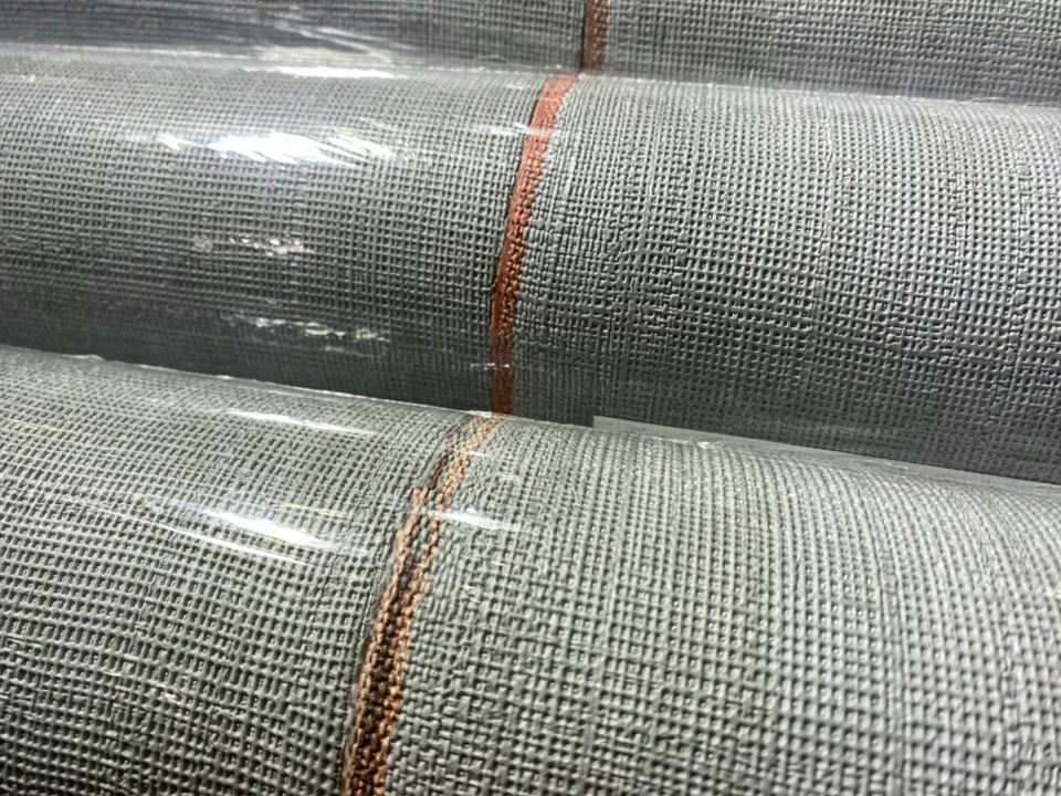 Papel pintado de vinilo textil deconstruido 33YD ELITIS Francia 921 Volos $1515 venta al por menor Foto 3 de 4