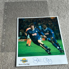 Steve Claridge Leicester City FC Autographed Editions card by Westminster