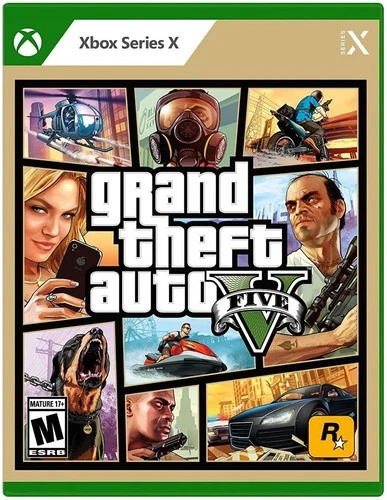 GTA 5 – Grand Theft Auto V Xbox Series X Physical Disc – NEW & SEALED