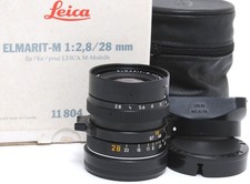 Leica M 2.8/28mm Elmarit-M 11804 boxed MINT ca.1984