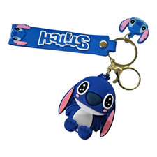 Lilo and Stitch Keychain Charm 3D Stitch Silicone Stitch Original Keychain New