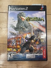 Godzilla Save the Earth Sony PlayStation 2 2004 w/ Paper Insert No Manual Game
