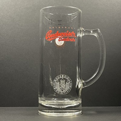 Budweiser Budvar Krug Pint Glas Tschechien Man Cave Bar