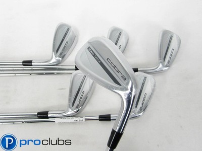NEW COBRA '2025 KING TEC-X FORGED IRONS 6-PW,GW STEEL STIFF FLEX (+1'') #505740