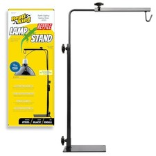 Adjustable Reptile Lamp Stand for Terrarium, Holds Light Fixture  Heating Bulb