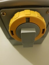 MK Metal Interlocked Switch socket Outlet Prewired 16A 30mA RCD 2P+E K13346