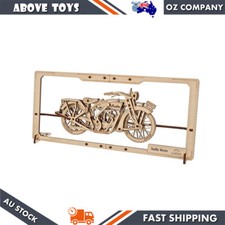 Made In Ukraine Ugears Indie Moto 2.5D Puzzle Mechanical Wooden DIY Model Kit