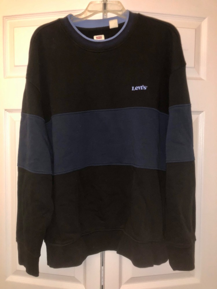 LEVI'S Quality Size XL Navy Sweatshirt Relaxed Fit