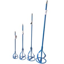 Paint Mixing paddle 4 Set Hex Drill mixer Attachment plaster grout cement 60-100